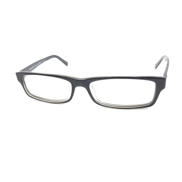 Prada VPR 07E 6AW-1O1 Black Gray Eyeglasses Frames 52-14 140 Italy Designer - Picture 8 of 12